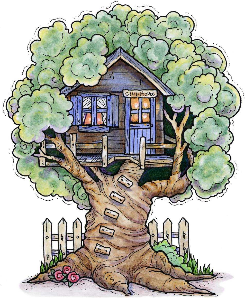 Дом дерево где находится. Сказочный дом на дереве. Необычный дом рисунок. Домик рисунок. Дом дерево человек.