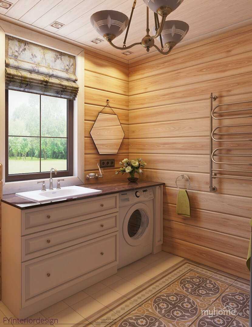 Идеи дизайна санузла в деревянном доме