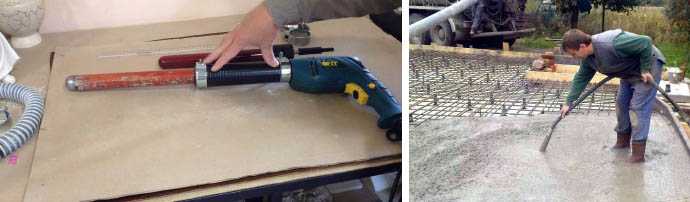 Как сделать вибратор для бетона своими руками: агрегаты для уплотнения смеси