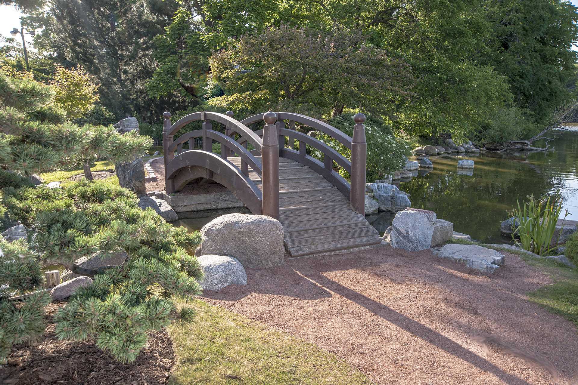 Декоративный мостик для сада своими руками: садовые мостики из дерева и металла (фото + чертежи)