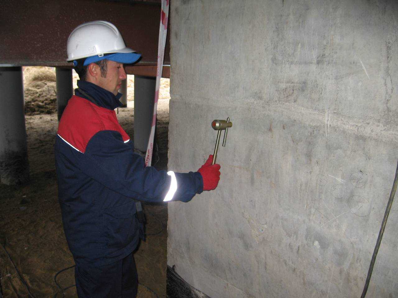 Определение прочности бетона
