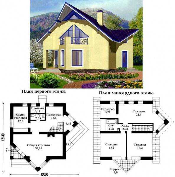 Дома с односкатной крышей: плюсы и минусы, особенности проектирования, материалы, проекты