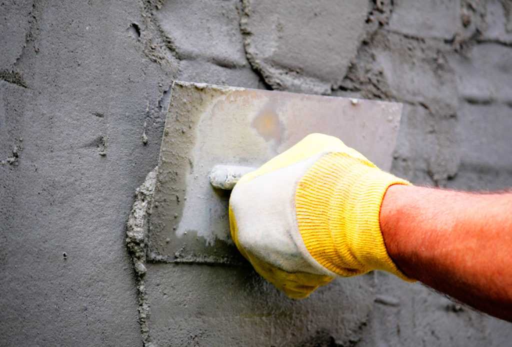 Штукатурка стен цементным раствором: расход цемента и песчаной смеси на 1 м2, как правильно штукатурить