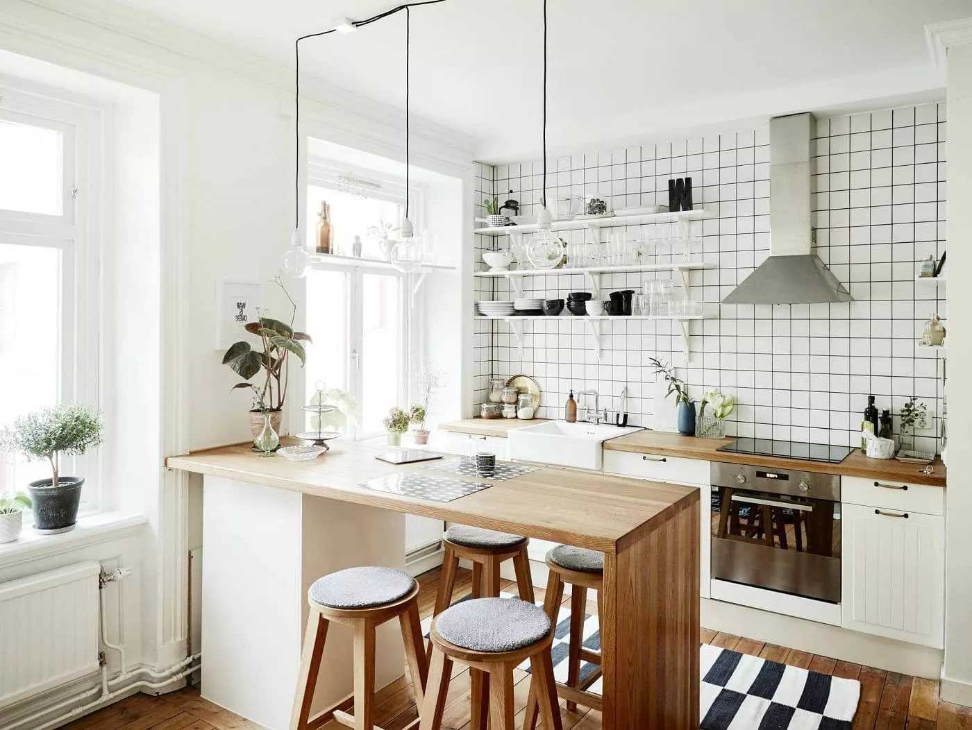 Кухня-гостиная в скандинавском стиле (29 фото): идеи дизайна интерьера