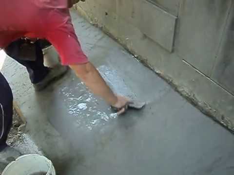 Железнение бетона - способы выполнения своими руками