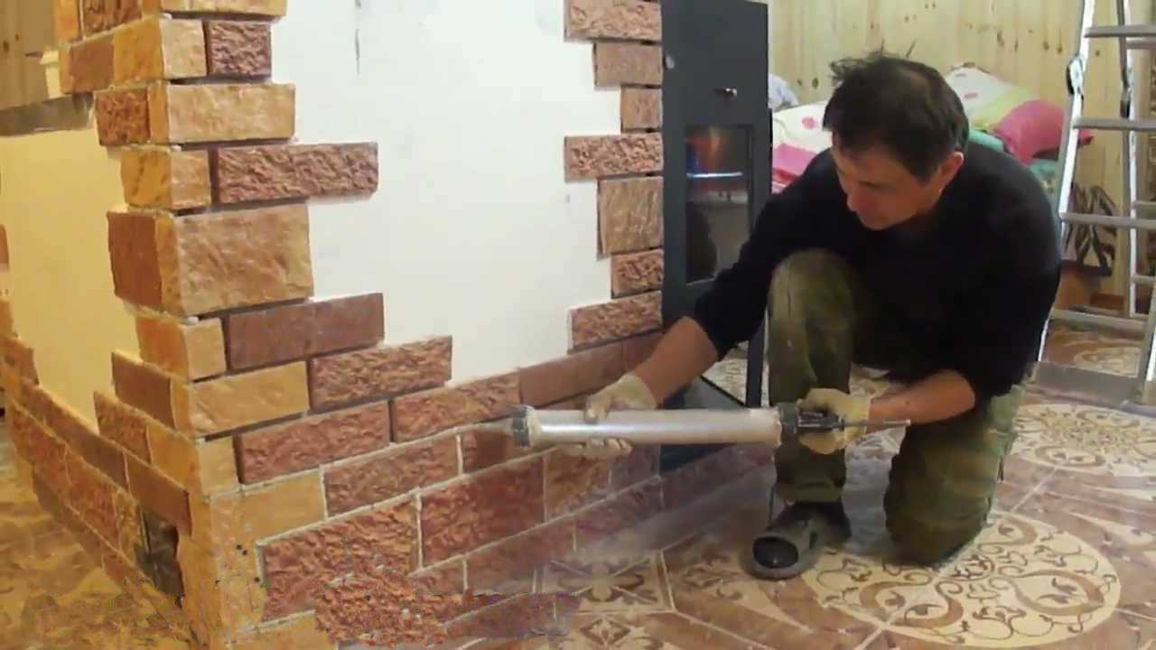 Облицовка печи керамической плиткой своими руками: видео и фото инструкция