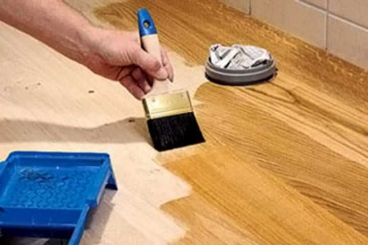 Чем покрасить деревянный пол