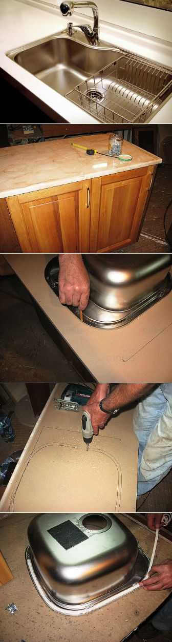 Как установить раковину на кухне в столешницу? как правильно закрепить мойку? тонкости установки. как врезать смеситель?