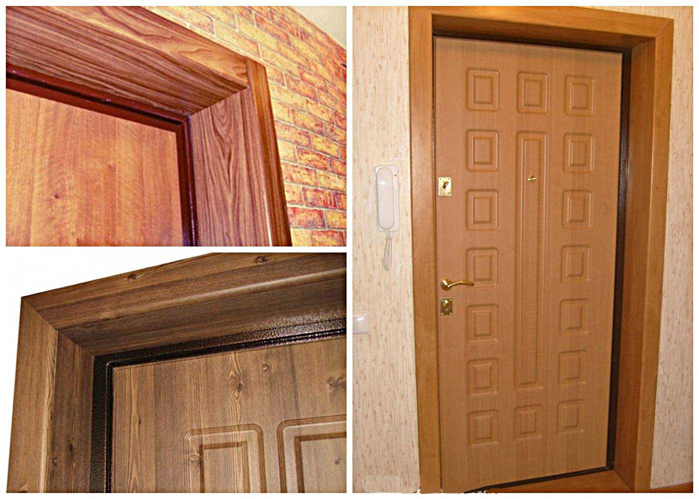 Откосы для входных дверей — разновидности и пошаговая инструкция по установке