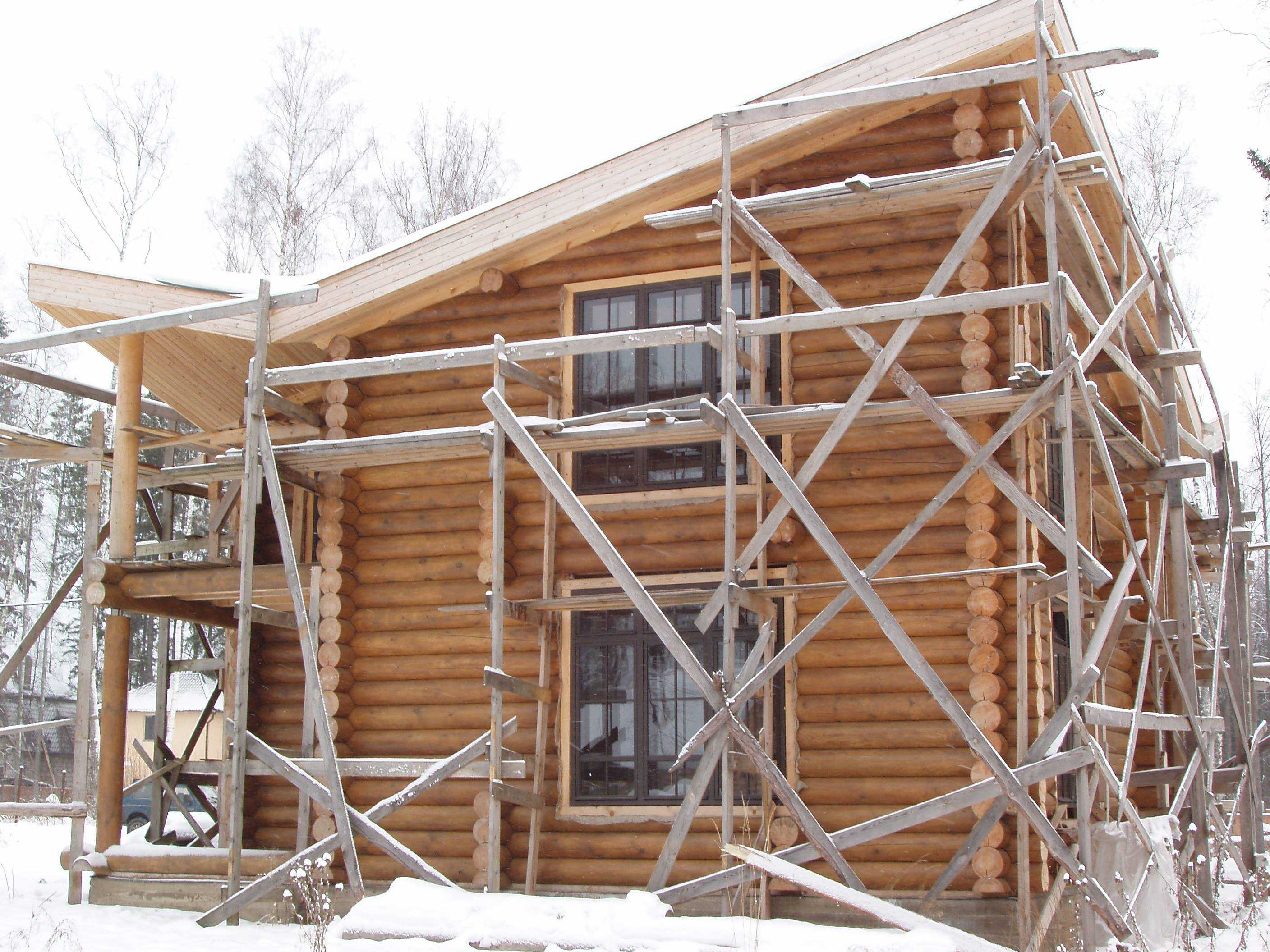 Строительство дома зимой и его основные особенности