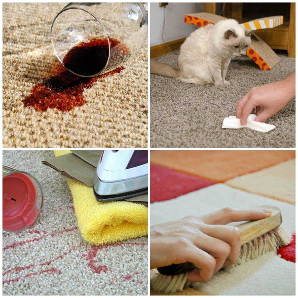 Способы как можно почистить ковровое покрытие (ковролин) в домашних условиях